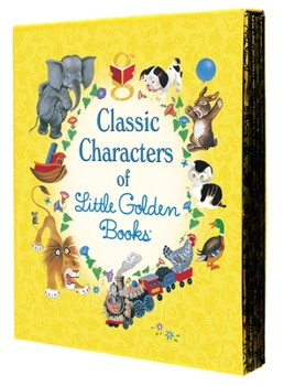 Hardcover Classic Characters of Little Golden Books: The Poky Little Puppy; Tootle; The Saggy Baggy Elephant; Tawny Scrawny Lion; Scuffy the Tugboat Book