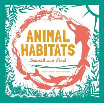 Hardcover Animal Habitats: Search & Find Book