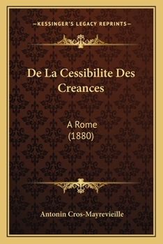 Paperback De La Cessibilite Des Creances: A Rome (1880) [French] Book