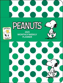 Calendar Peanuts 12-Month 2025 Weekly/Monthly Planner Calendar Book