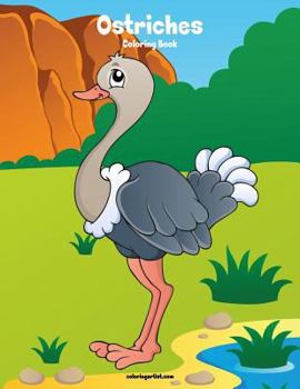 Paperback Ostriches Coloring Book 1 Book