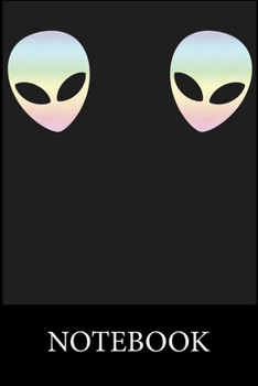 Alien Notebook: Blank Lined Notebook, Notepad, Journal, To Do Lists, Composition Book for School Diary Christmas Halloween Birthday Gifts