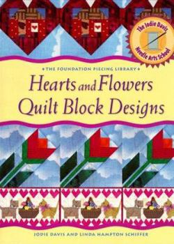 Hardcover Hearts and Flowers Quilt Block Designs Book