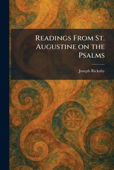 Paperback Readings From St. Augustine on the Psalms Book