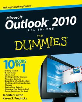 Paperback Outlook 2010 All-In-One for Dummies Book
