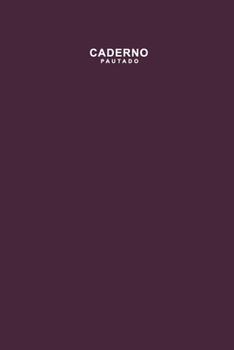 Paperback Caderno Pautado: Livro Para Escrever Violeta [Portuguese] Book