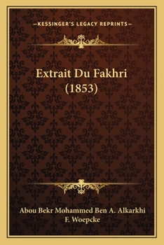 Paperback Extrait Du Fakhri (1853) [French] Book