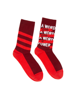 Apparel Word After Word Socks Large Book