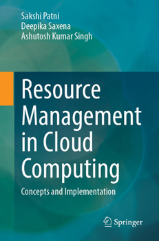 Paperback Resource Management in Cloud Computing: Concepts and Implementation Book