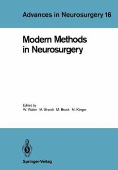 Paperback Modern Methods in Neurosurgery Book