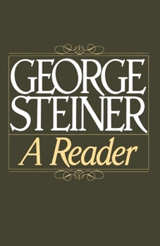 Paperback George Steiner: A Reader Book