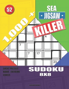 1,000 + Sea jigsaw killer sudoku 8x8: Logic puzzles hard - extreme levels