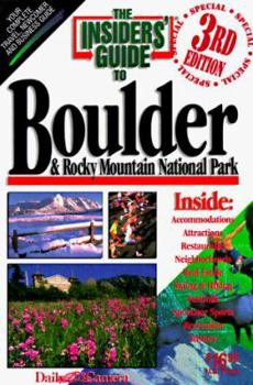 Paperback Insider's Guide to Boulder and Rocky Mountain National Park Book