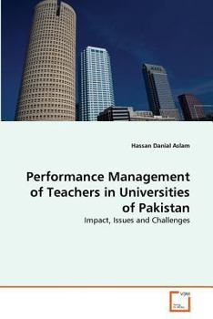 Paperback Performance Management of Teachers in Universities of Pakistan Book