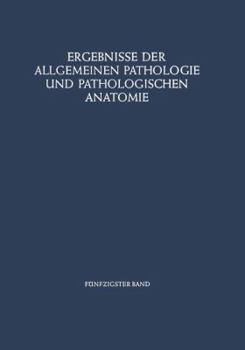 Paperback Ergebnisse Der Allgemeinen Pathologie Und Pathologischen Anatomie [German] Book