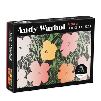 Misc. Andy Warhol Flowers 300 Piece Lenticular Puzzle Book