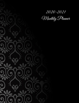 2020-2021 Monthly Planner: 2020-2021 Two Year Monthly Planner, Floral Design, 24 Months Logbook Calendar Agenda Organizer Schedule Yearly Goals ... 8.5"x11") Elegant Ethnic Gift, Large Size