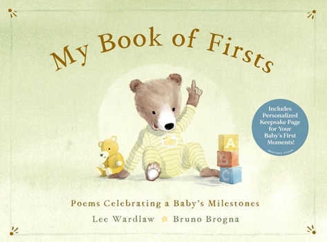 Hardcover My Book of Firsts: Poems Celebrating a Baby's Milestones Book