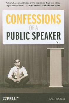 Hardcover Confessions of a Public Speaker Book