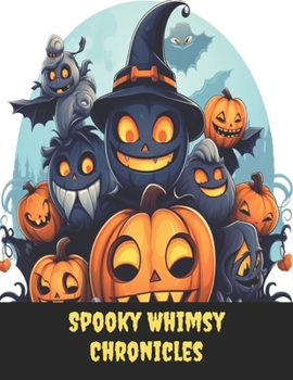 Paperback Spooky Whimsy Chronicles: A Relaxing Coloring Book for Halloween Fun, 50 pages, 8x11 inches Book