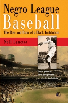 Hardcover Negro League Baseball: The Rise and Ruin of a Black Institution Book
