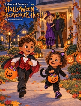 Paperback Rylen and Emmie's Halloween Scavenger Hunt Book