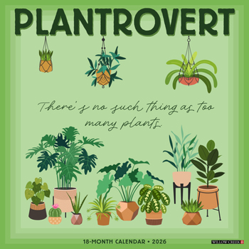 Calendar Plantrovert 2026 Wall Calendar Book