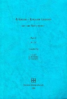 Paperback A Greek-English Lexicon of the Septuagint: Volume II: Kappa-Omega Book