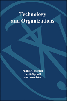 Paperback Technology and Organizations Book