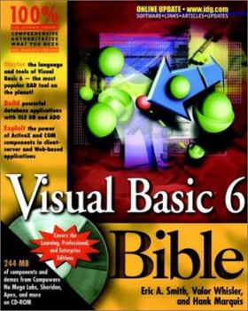 Paperback Visual Basic 6 Bible [With Includes Source Code Examples from the Book, Demos] Book