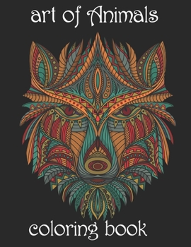 Paperback art of Animals: coloring book