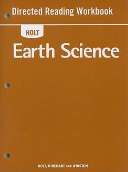 Paperback Holt Earth Science Directed Reading Workbook Book