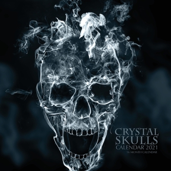Paperback Crystal Skulls Calendar 2021: 16 Month Calendar Book