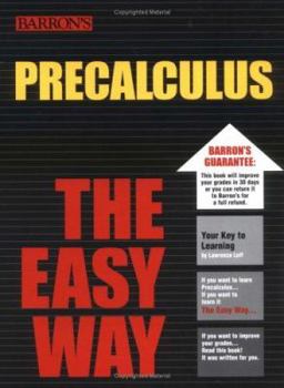Paperback Precalculus the Easy Way Book