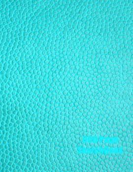 Paperback 600 Page Sketchbook: Turquoise Leather Large 30 Day Sketchbook Slam Challenge Book