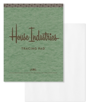 Diary House Industries Tracing Pad: 40 Acid-Free Sheets, Lettering Tips, Extra-Thick Backing Board Book