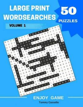Paperback Word Search Large Print Book 50 Puzzles: Large Print Word Search 50 Puzzles (Volume 1) [Large Print] Book