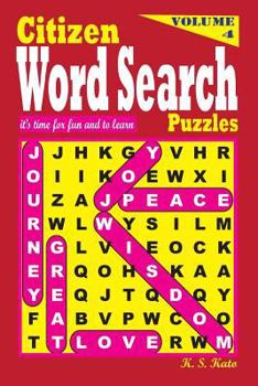 Paperback Citizen Word Search Puzzles, Vol. 4 Book