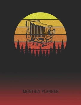 Monthly Planner: Stereoscope Camera | 2 Year Planning for Jan 2020 to Dec 2021 | Retro Vintage Sunset Cover | January 20 - December 21 | Planning ... | Plan Days, Set Goals & Get Stuff Done