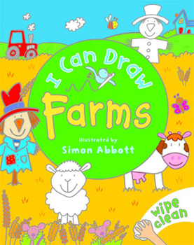 Board book I Can Draw Farms [With Marker] Book