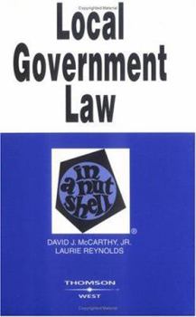 Paperback Local Government Law in a Nutshell Book