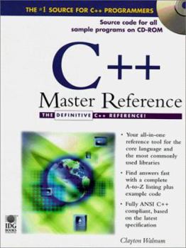 Hardcover C++ Master Reference [With CDROM] Book