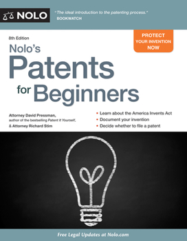 Paperback Nolo's Patents for Beginners: Quick & Legal Book