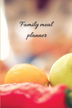 Paperback Family meal planner Book