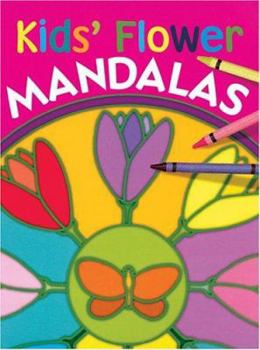 Paperback Kids' Flower Mandalas Book