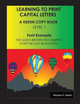 Paperback Learning to Print: Capital Letters Book