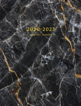 2020-2023 Monthly Planner: Large Four Year Planner with Marble Cover (Volume 3)