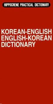 Paperback Korean/English, English/Korean Dictionary Book