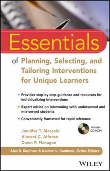 Paperback Essentials of Planning, Selecting, and Tailoring Interventions for Unique Learners [With CDROM] Book