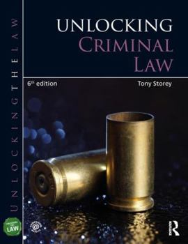 Paperback Unlocking Criminal Law Book